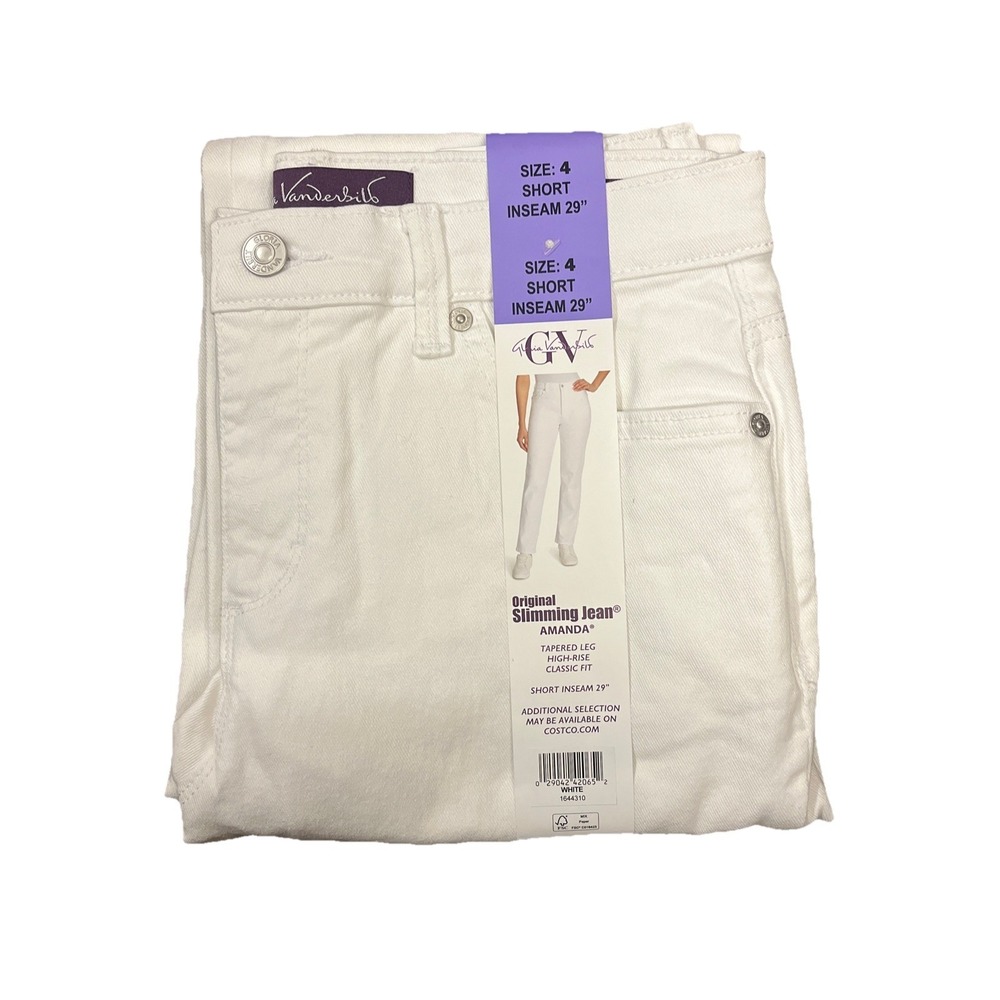 Gloria Vanderbilt Ladies' Amanda Stretch Denim Jean **4 AVERAGE**